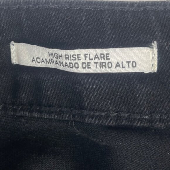 Ava & Viv Flare Jeans Womens Size 22 Black New High Rise Tummy Control Stretch - Picture 7 of 12